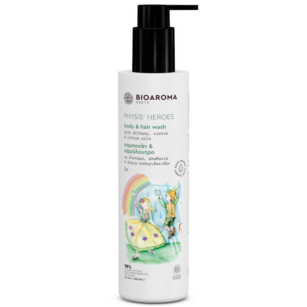 Bioaroma Crete Physis' Heroes Kids Body & Ηair Wash 250ml