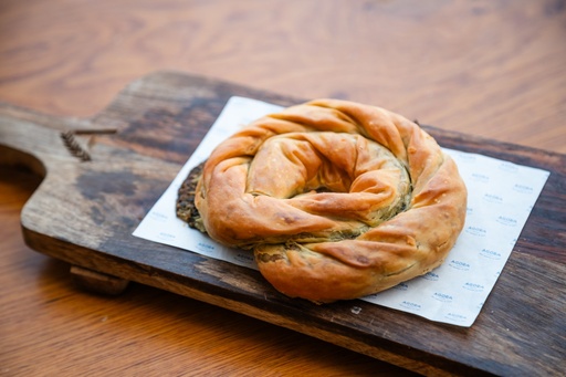 Twisted Pie with Spinach & Feta Cheese